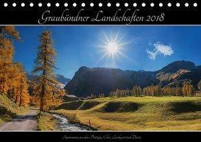 Graubündner Landschaften 2018 (Tischkalender 2018 DIN A5 quer) von SusaZoom