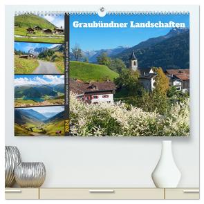 Graubündner Landschaften 2024 (hochwertiger Premium Wandkalender 2024 DIN A2 quer), Kunstdruck in Hochglanz von SusaZoom,  SusaZoom