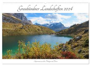 Graubündner Landschaften 2024 (Wandkalender 2024 DIN A2 quer), CALVENDO Monatskalender von SusaZoom,  SusaZoom