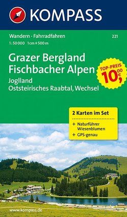 KOMPASS Wanderkarte Grazer Bergland – Fischbacher Alpen von KOMPASS-Karten GmbH