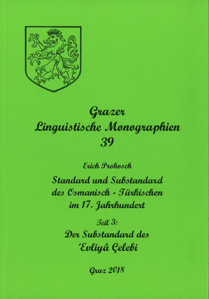 Grazer Linguistische Monographien 39 von Prokosch,  Erich