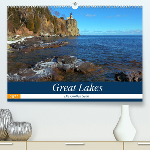Great Lakes – Die großen Seen (Premium, hochwertiger DIN A2 Wandkalender 2022, Kunstdruck in Hochglanz) von gro