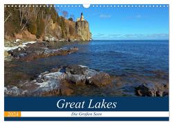 Great Lakes – Die großen Seen (Wandkalender 2024 DIN A3 quer), CALVENDO Monatskalender von gro,  gro