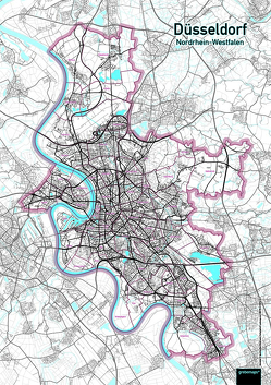 grebemaps® – Düsseldorf / Nordrhein Westfalen von Grebe,  Ulrich