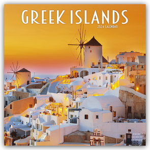 Greek Islands – Griechische Inseln 2024 – 16-Monatskalender