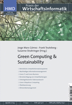 Green Computing & Sustainability von Gómez,  Jorge Marx, Strahringer,  Susanne, Teuteberg,  Frank