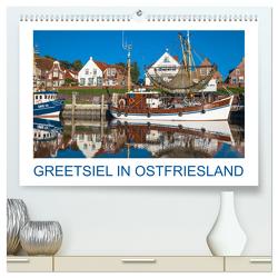 Greetsiel in Ostfriesland (hochwertiger Premium Wandkalender 2024 DIN A2 quer), Kunstdruck in Hochglanz von Scherf,  Dietmar