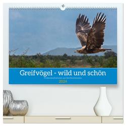 Greifvögel – wild und schön (hochwertiger Premium Wandkalender 2024 DIN A2 quer), Kunstdruck in Hochglanz von Pohl,  Bruno