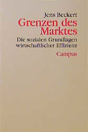 Grenzen des Marktes von Beckert,  Jens