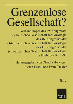 Grenzenlose Gesellschaft? von Honegger,  Claudia