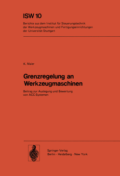 Grenzregelung an Werkzeugmaschinen von Maier,  K.