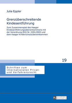 Grenzüberschreitende Kindesentführung von Eppler,  Julia