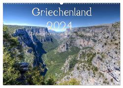 Griechenland 2024 – Zagorochoria und Vikos-Schlucht (Wandkalender 2024 DIN A2 quer), CALVENDO Monatskalender von Bob,  Alexander