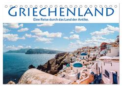 Griechenland – Eine Reise durch das Land der Antike. (Tischkalender 2024 DIN A5 quer), CALVENDO Monatskalender von Lederer,  Benjamin