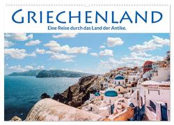 Griechenland – Eine Reise durch das Land der Antike. (Wandkalender 2024 DIN A2 quer), CALVENDO Monatskalender von Lederer,  Benjamin