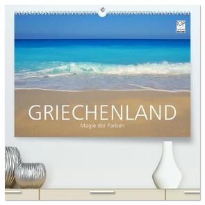 Griechenland – Magie der Farben (hochwertiger Premium Wandkalender 2024 DIN A2 quer), Kunstdruck in Hochglanz von Keller,  Fabian