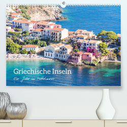 Griechische Inseln – Ein Jahr im Mittelmeer (Premium, hochwertiger DIN A2 Wandkalender 2023, Kunstdruck in Hochglanz) von Colombo,  Matteo