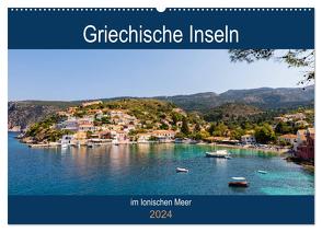 Griechische Inseln im Ionischen Meer (Wandkalender 2024 DIN A2 quer), CALVENDO Monatskalender von Webeler,  Janita