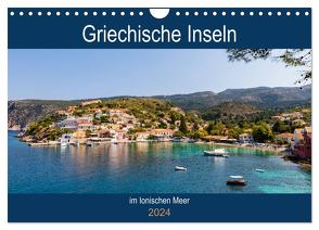 Griechische Inseln im Ionischen Meer (Wandkalender 2024 DIN A4 quer), CALVENDO Monatskalender von Webeler,  Janita