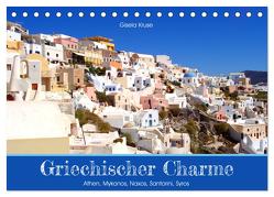 Griechischer Charme (Tischkalender 2024 DIN A5 quer), CALVENDO Monatskalender von Kruse,  Gisela