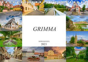 Grimma Impressionen (Tischkalender 2021 DIN A5 quer) von Meutzner,  Dirk