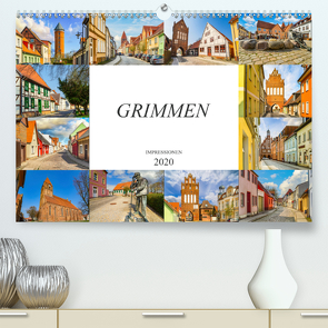 Grimmen Impressionen (Premium, hochwertiger DIN A2 Wandkalender 2020, Kunstdruck in Hochglanz) von Meutzner,  Dirk
