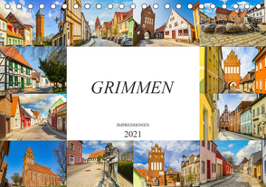 Grimmen Impressionen (Tischkalender 2021 DIN A5 quer) von Meutzner,  Dirk