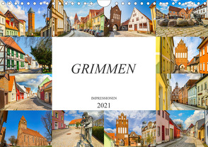 Grimmen Impressionen (Wandkalender 2021 DIN A4 quer) von Meutzner,  Dirk