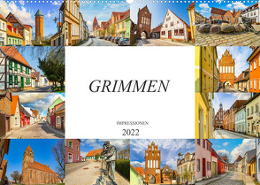 Grimmen Impressionen (Wandkalender 2022 DIN A2 quer) von Meutzner,  Dirk