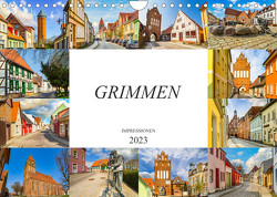 Grimmen Impressionen (Wandkalender 2023 DIN A4 quer) von Meutzner,  Dirk