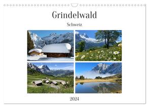 Grindelwald – Jungfrauregion Schweiz (Wandkalender 2024 DIN A3 quer), CALVENDO Monatskalender von André-Huber / www.swissmountainview.ch,  Franziska