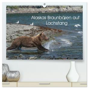 Grizzlybären im Katmai Nationalpark Alaska (hochwertiger Premium Wandkalender 2024 DIN A2 quer), Kunstdruck in Hochglanz von Photo4emotion.com,  Photo4emotion.com