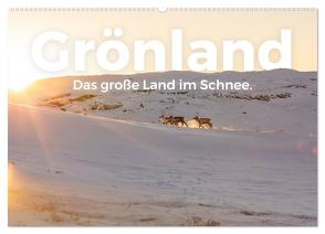 Grönland – Das große Land im Schnee. (Wandkalender 2024 DIN A2 quer), CALVENDO Monatskalender von Lederer,  Benjamin