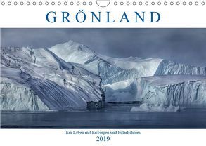 Grönland, ein Leben mit Eisbergen und Polarlichtern (Wandkalender 2019 DIN A4 quer) von Kruse,  Joana