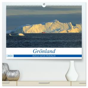 Grönland – Ilulissat und die Diskobucht (hochwertiger Premium Wandkalender 2024 DIN A2 quer), Kunstdruck in Hochglanz von gro,  gro