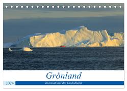 Grönland – Ilulissat und die Diskobucht (Tischkalender 2024 DIN A5 quer), CALVENDO Monatskalender von gro,  gro