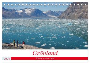 Grönland – Wildes, weites Land (Tischkalender 2024 DIN A5 quer), CALVENDO Monatskalender von Pantke,  Reinhard
