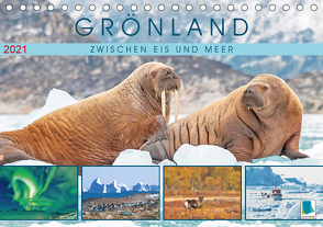 Grönland: Zwischen Eis und Meer (Tischkalender 2021 DIN A5 quer) von CALVENDO