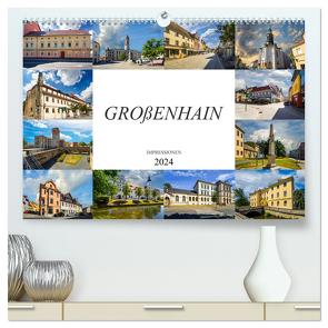 Großenhain Impressionen (hochwertiger Premium Wandkalender 2024 DIN A2 quer), Kunstdruck in Hochglanz von Meutzner,  Dirk
