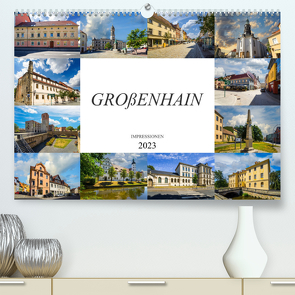 Großenhain Impressionen (Premium, hochwertiger DIN A2 Wandkalender 2023, Kunstdruck in Hochglanz) von Meutzner,  Dirk