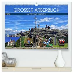 Grosser Arberblick auf Bayerisch Eisenstein (hochwertiger Premium Wandkalender 2024 DIN A2 quer), Kunstdruck in Hochglanz von Felix,  Holger