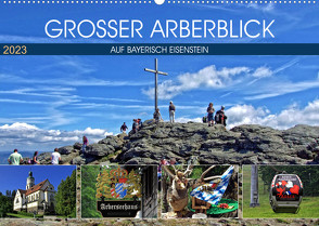 Grosser Arberblick auf Bayerisch Eisenstein (Wandkalender 2023 DIN A2 quer) von Felix,  Holger