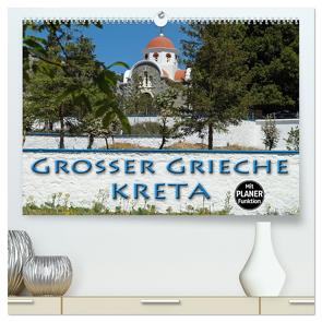 Großer Grieche Kreta (hochwertiger Premium Wandkalender 2024 DIN A2 quer), Kunstdruck in Hochglanz von Flori0,  Flori0