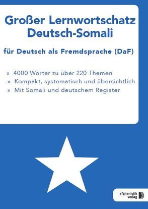 Großer Lernwortschatz Deutsch-Somali für Deutsch als Fremdsprache