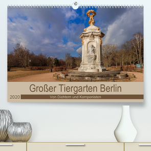 Großer Tiergarten Berlin – Von Dichtern und Komponisten (Premium, hochwertiger DIN A2 Wandkalender 2020, Kunstdruck in Hochglanz) von Fotografie,  ReDi