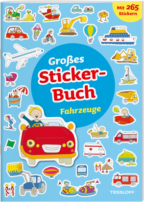Großes Sticker-Buch Fahrzeuge von Kiefmann,  Elisabeth, Schmidt,  Sandra