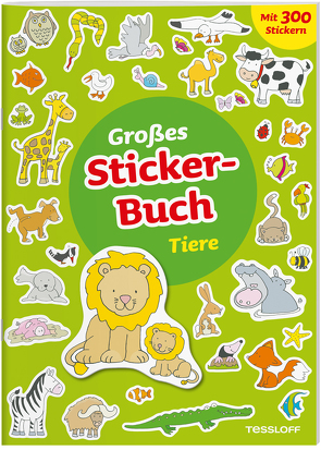 Großes Sticker-Buch Tiere von Kiefmann,  Elisabeth, Schmidt,  Sandra