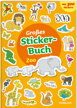 Großes Sticker-Buch Zoo von Schmidt,  Sandra