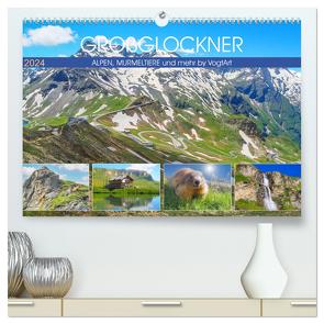 Großglockner, Alpen, Murmeltiere & mehr by VogtArt (hochwertiger Premium Wandkalender 2024 DIN A2 quer), Kunstdruck in Hochglanz von VogtArt,  VogtArt