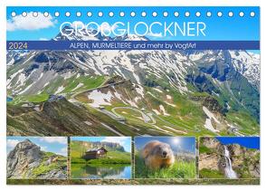 Großglockner, Alpen, Murmeltiere & mehr by VogtArt (Tischkalender 2024 DIN A5 quer), CALVENDO Monatskalender von VogtArt,  VogtArt